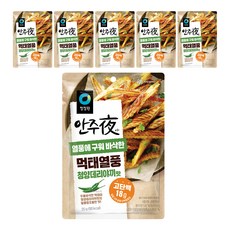 안주야 먹태열풍 청양데리야끼맛, 25g, 6개