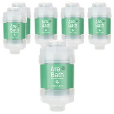 듀벨 아로바스 미니 샤워필터, 6개, 솔잎향