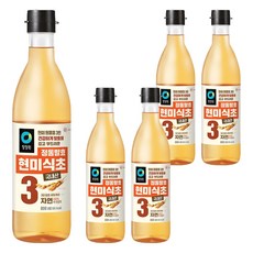 청정원 정통 현미 식초, 800ml, 5개