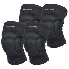 韓國 iWANNA 多功能緩衝護膝 2入, 2個, 黑色