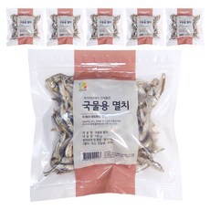 이미지 국물용 중대멸 멸치, 180g, 6개
