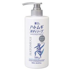 KUMANO 熊野油脂 麗白 薏仁明亮沐浴乳, 1個, 600ml