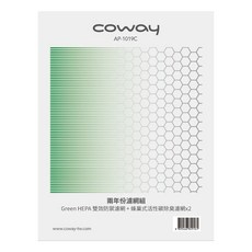 LFH 愛濾屋 coway 二年份濾網, 1個, AP-1019C