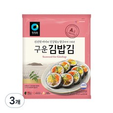 청정원 구운 김밥김, 20g, 3개