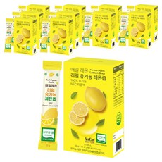 매일레몬 리얼 유기농 레몬즙, 280g, 11개