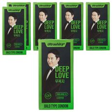 울트라씬 딥러브 오리지널피트 무꼭지 모양 슬림형 콘돔, 12개입, 6개