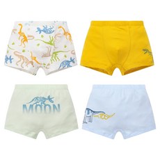 스타빈 남아용 캐릭패턴 팬티 4종 세트