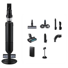 삼성전자 Bespoke 제트 AI 청소기 400W 침구브러시 패키지 고객직접설치, 새틴 블랙, VS90F40CRK