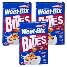 위트빅스 바이츠 와일드 베리 그래놀라 시리얼, 500g, 3개