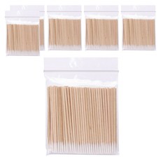 喵汪森林 尖頭棉花棒 7cm - 精準清潔 柔軟舒適, 6包, 100支