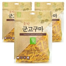 더내추럴 강아지 호박 군고구마 스틱, 호박고구마맛, 1kg, 3개