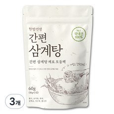 hanbangmaster 韓國產簡易蔘雞湯材料, 60g, 3個