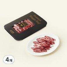 엘그로 호주산 프리미엄 와규 MBS6+ 갈비살 (냉장), 200g, 4개