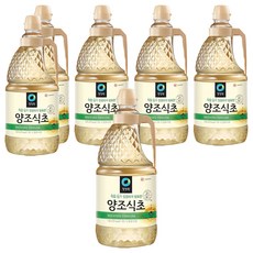 청정원 양조식초, 1.8L, 6개