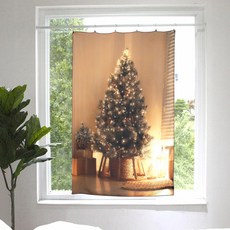 SANGSANGHOO 雪紡織物寄養客廳窗簾, 甜蜜的聖誕節