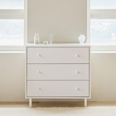 아이엔지홈 킨포 3단 서랍장 다리형 방문설치, 화이트, 3개