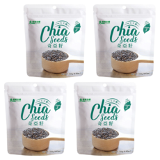 義美生機 奇亞籽, 富含Omega-3和膳食纖維, 促進腸道蠕動, 百搭吃法, 250g, 4包