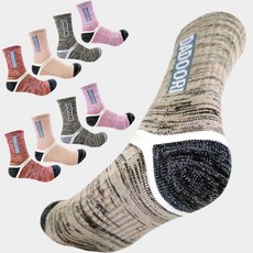 Dadoori 女款雙層氣墊長筒工作登山襪 9雙, 1套, 隨機出貨