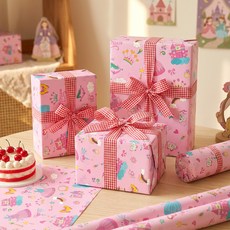 리드홈 생일선물 롤 포장지 70 x 100 cm 3p + 양면 테이프 세트, 02 곤듀님, 2세트