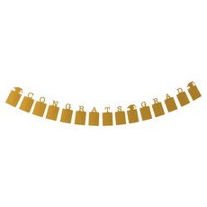 Viita 畢業慶祝派對造型掛旗佈置 字母 照片卡夾, 不適用, 金色