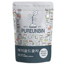 PUREUNBIN 萬壽菊花草茶茶葉, 100g, 1包, 1包
