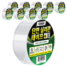 Skora 超強力矽膠縫隙密封防水單面膠帶, 10個