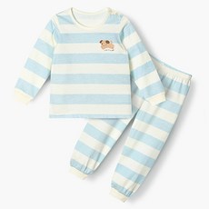 unifriend 童款小狗單面9分內衣上下套裝