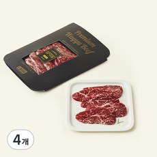 엘그로 호주산 프리미엄 와규 MBS6+ 삼각살 (냉장), 200g, 4개