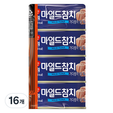 동원참치 마일드 참치, 90g, 16개