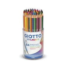 GIOTTO STILNOVO 學用六角彩色鉛筆 套裝 0.33cm六角筆桿, 84色, 1組