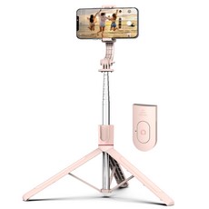 셀루미 메가 스틱 올인원 스마트폰 셀카봉 삼각대 171.7cm, SEL-AT1717M, 핑크 + 핫핑크, 1개