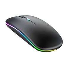 DTAudio 無線滑鼠 石墨黑 90g 七彩光影 2.4GHz無線技術 光學感應, DTA-X100