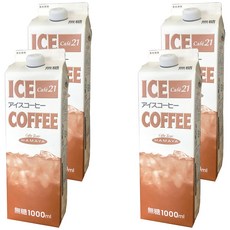 HAMAYA Café 21 黑咖啡 無糖, 4個, 1L
