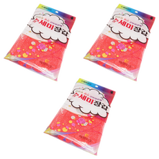 TTAEREUMIO 連指型菜瓜布手套 顏色隨機出貨, 1入, 3個