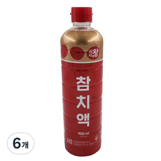 Sikjajaewang 鮪魚露, 900ml, 6個