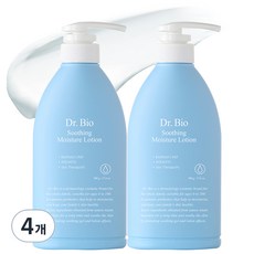 Dr.Bio 舒緩保濕乳液, 4個, 500g
