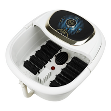 勳風 石墨烯加熱式氣泡SPA按摩足浴機/泡腳機 37.5 x 27 x 44.5cm 2.8kg 1台, GHF-K6599, 白色