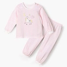 unifriend 兒童款Pink Moon單面九分內衣褲組