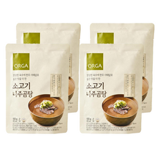 올가홀푸드 소고기 나주곰탕, 4개, 500g