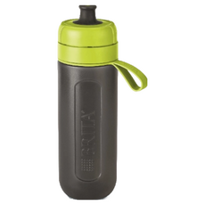 BRITA 台灣公司貨 Active 運動濾水瓶 + 瓶身內濾片, 綠色, 600ml, 1組