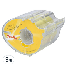 Scalla 메모테이프 MT-48, 노랑, 1매, 3개