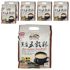 源順食品 自然笑顏 黑豆五穀粉, 420g, 6袋