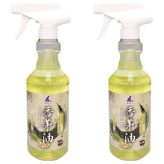 KENNEX 肯尼士 香茅油 525ml 草本萃取精華 無殺蟲劑配方 驅蚊蟲 芳香除臭 清新典雅, 2瓶, 香茅