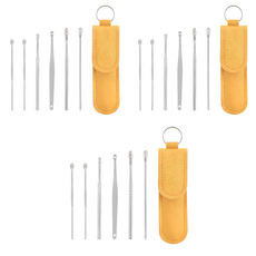 여니팩토리 심플 귀이개 세트 옐로우, 3세트