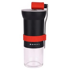 SUNORO 露營便攜手搖咖啡豆研磨機, 黑色, 245g, 1個