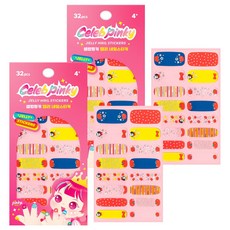 兒童名人Pinky果凍指甲貼, 05 白雪公主與蘋果, 2個