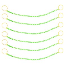 螢光色交通錐鏈條掛架, 6個