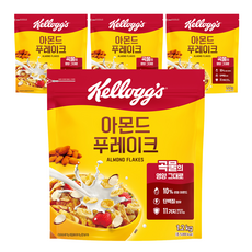 켈로그 아몬드 푸레이크 시리얼, 1.2kg, 4개