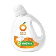 Orange House 橘子工坊 天然濃縮洗衣精制菌雙酵, 1.8L, 1瓶