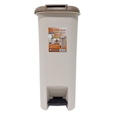 Polywise 翰庭 大哈登兩用垃圾桶, 棕色 + 米色